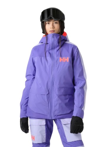 Kurtka narciarska damska Helly Hansen Powchaser 3.0 ultra violet