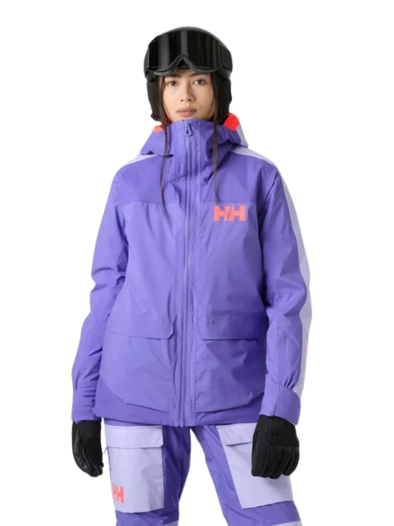 Kurtka narciarska damska Helly Hansen Powchaser 3.0 ultra violet