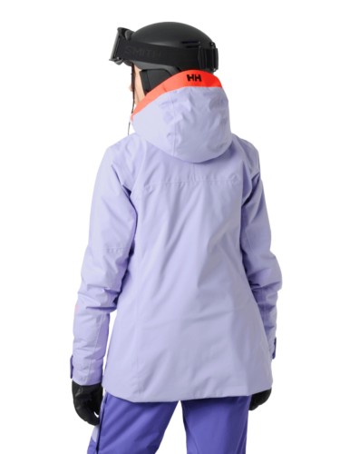 Kurtka narciarska damska Helly Hansen Powshot bright lavender