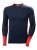 Koszulka termoaktywna męska Helly Hansen Lifa Merino Midweight Crew navy