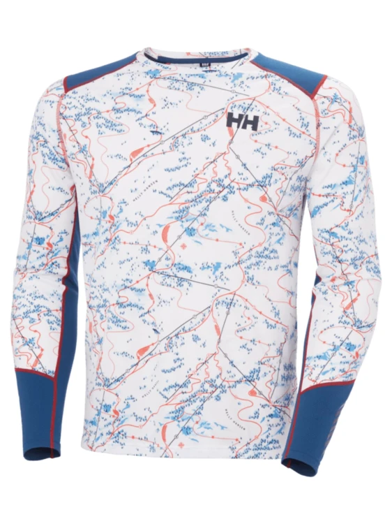 Koszulka termoaktywna męska Helly Hansen Lifa Active Crew white slope