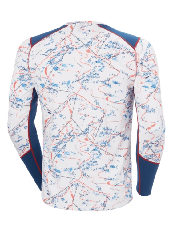 Koszulka termoaktywna męska Helly Hansen Lifa Active Crew white slope