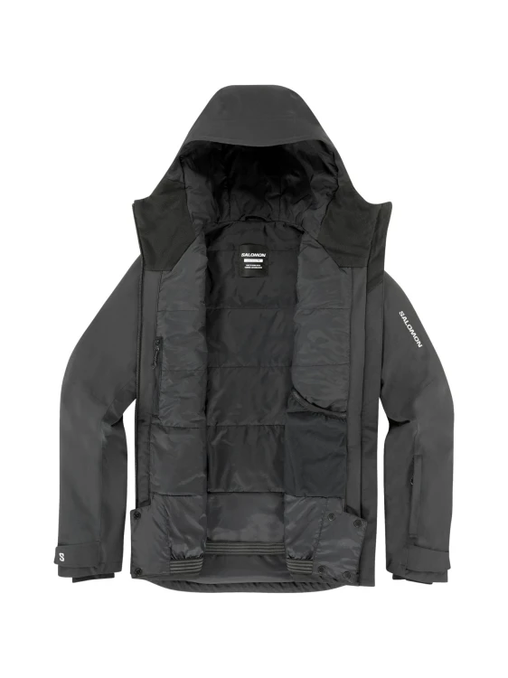Kurtka narciarska damska Salomon Highland Jacket deep black