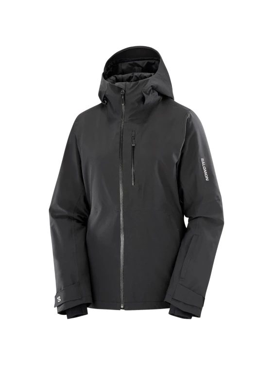 Kurtka narciarska damska Salomon Highland Jacket deep black