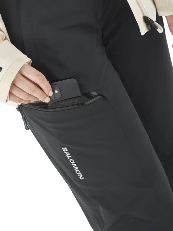 Spodnie narciarskie damskie Salomon Brilliant Pant deep black