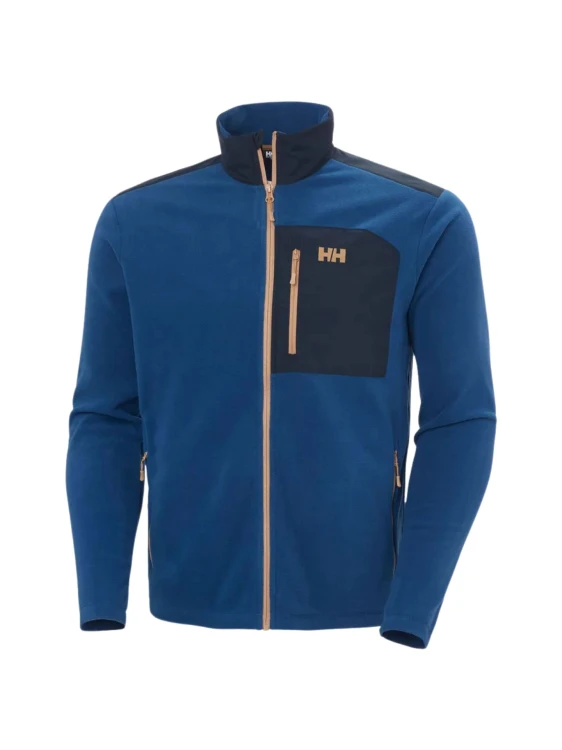 Kurtka męska Helly Hansen Daybreaker Block Microfleece dark blue