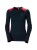 Koszulka termoaktywna damska Helly Hansen Lifa Merino Midweight Crew navy
