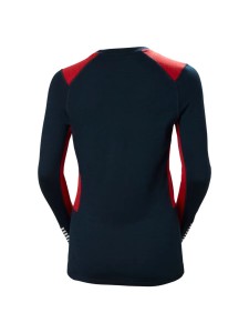 Koszulka termoaktywna damska Helly Hansen Lifa Merino Midweight Crew navy