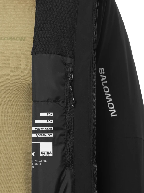 Kurtka narciarska męska Salomon Brilliant 2.0 Jacket deep black