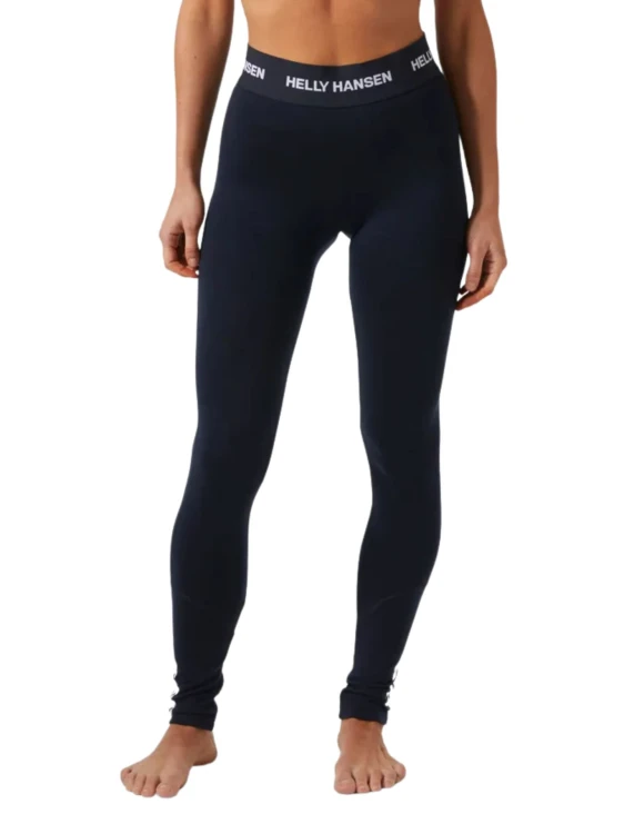 Spodnie damskie termoaktywne Helly Hansen Lifa Merino Midweight navy