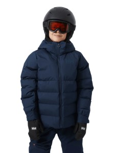 Kurtka narciarska dziecięca Helly Hansen Kvitfjell Race Puffy navy