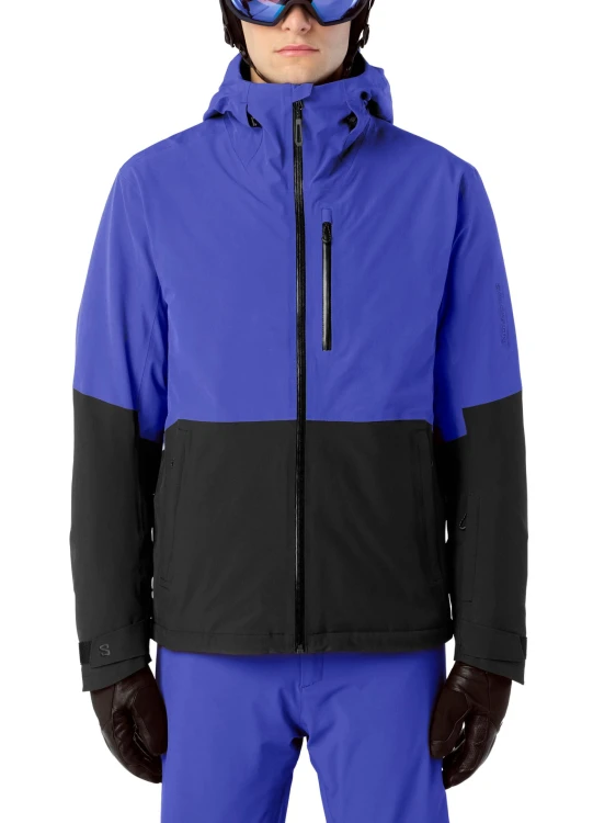 Kurtka narciarska męska Salomon Highland Jacket clematis blue/deep black