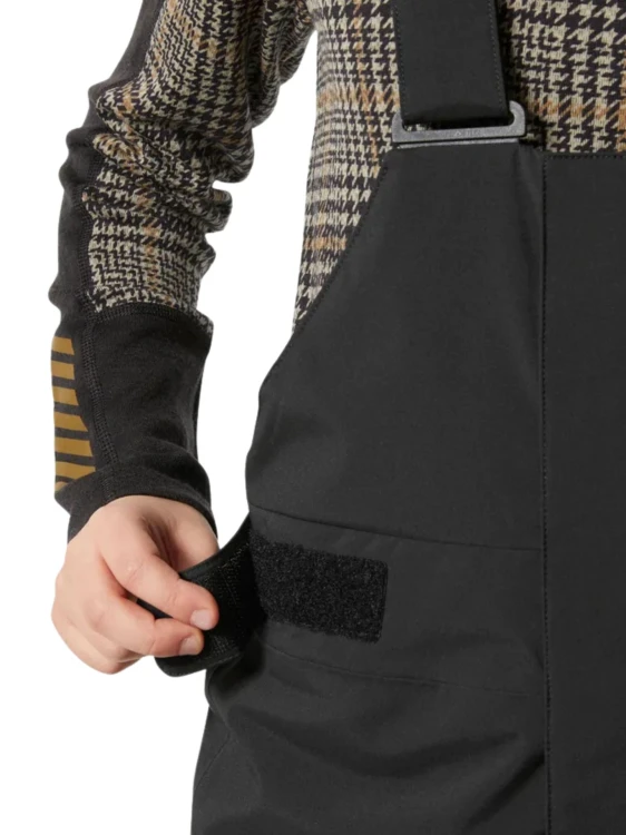 Spodnie narciarskie dziecięce Helly Hansen Summit 2.0 Bib black