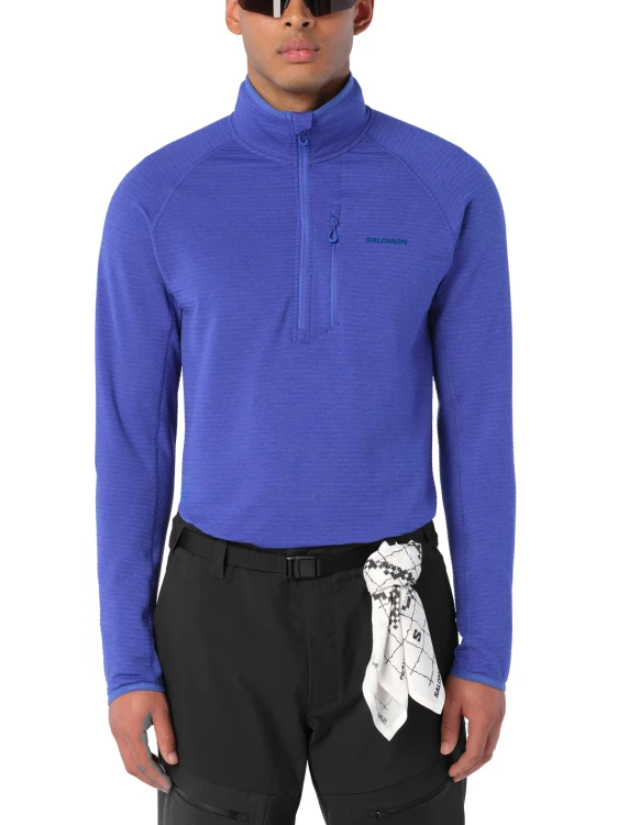Polar męski Salomon Essential Lightwarm HZ clematis blue