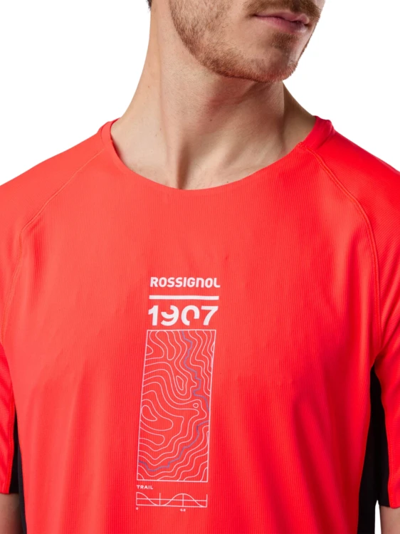 Koszulka męska Rossignol Sapa Ultra Tee red
