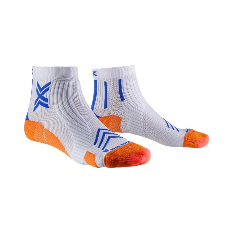 Skarpety X-Socks Run Expert Ankle white/orange/twyce blue