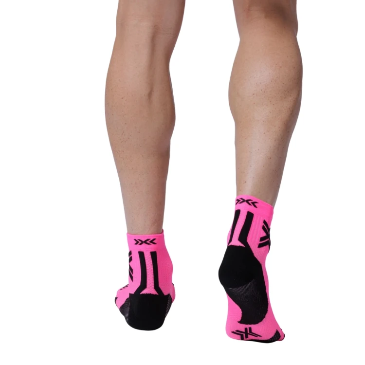 Skarpety X-Socks Run Discover Ankle fluo pink/x black