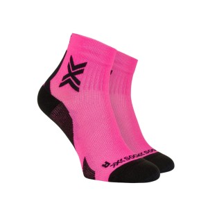 Skarpety X-Socks Run Discover Ankle fluo pink/x black