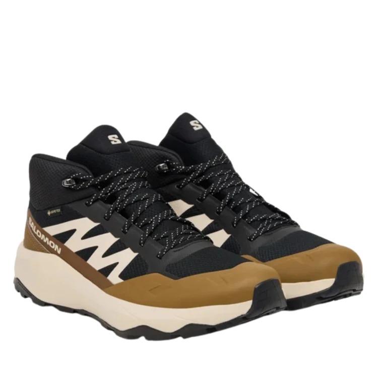 Buty męskie Salomon Outscape Mid GTX Gore-Tex black/rainy day/coyote brown