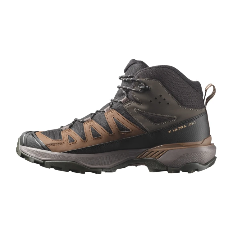 Buty męskie Salomon X Ultra 360 Mid Gore-Tex black / dark gull gray / dark earth