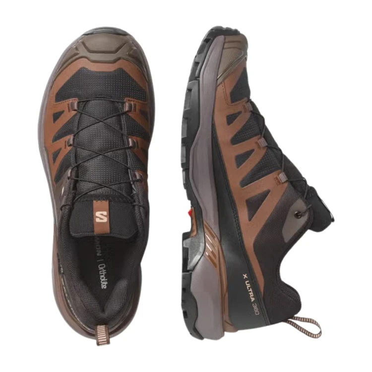 Buty męskie Salomon X Ultra 360 Gore-Tex black / dark gull gray / dark earth