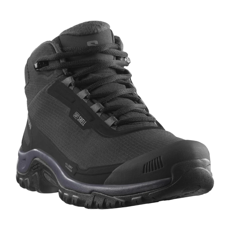 Buty damskie Salomon Shelter waterproof black/nine Iron/excalibur