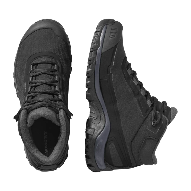 Buty damskie Salomon Shelter waterproof black/nine Iron/excalibur