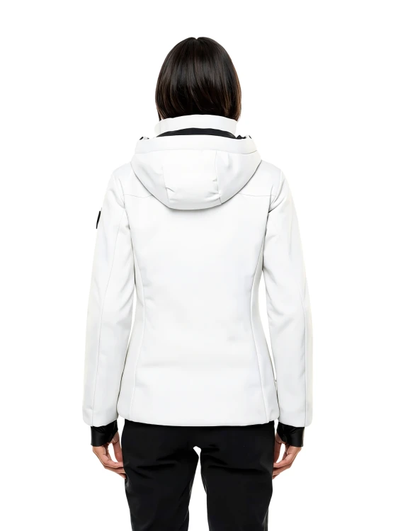 Kurtka narciarska damska EA7 Emporio Armani Kitzbühel Softshell Jacket White