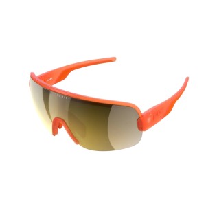 Okulary rowerowe POC Aim Orange Translucent/Clarity Road/Partly Sunny Gold