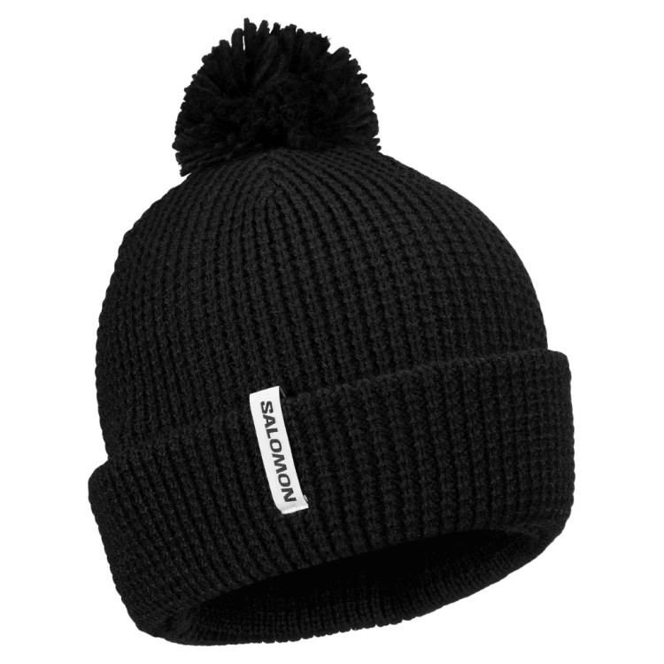 Czapka Salomon Pompom Beanie deep black