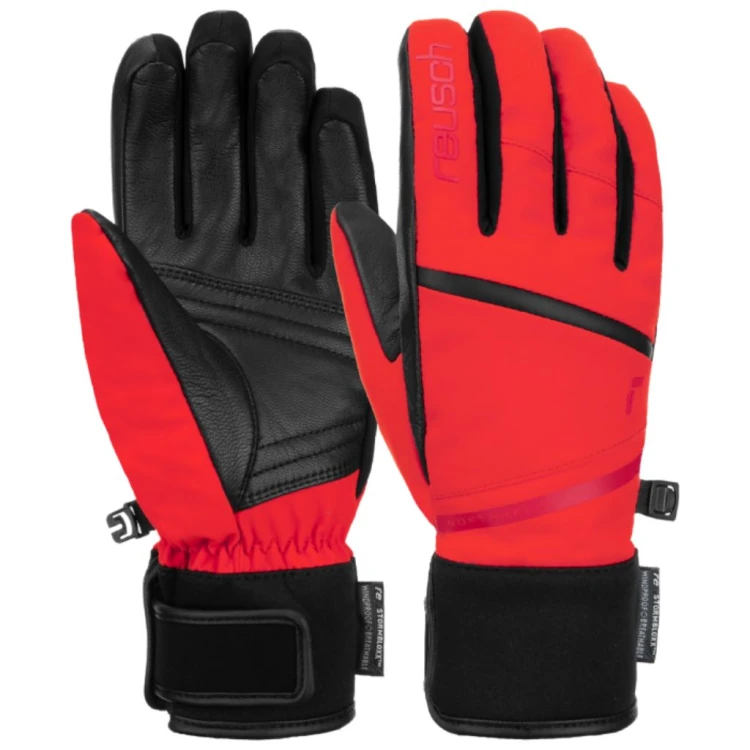 Rękawice narciarskie damskie Reusch Tessa STORMBLOXX™ red