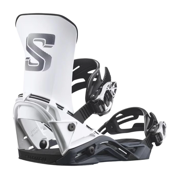 Wiązania snowboardowe Salomon District white/navy blue