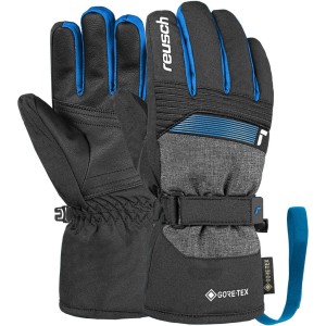 Rękawice narciarskie dziecięce Reusch Rocket GORE-TEX Junior black/blue