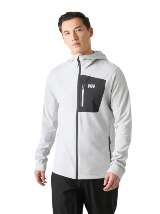 Kurtka męska Helly Hansen Versalite Hooded Fleece Jacket grey fog