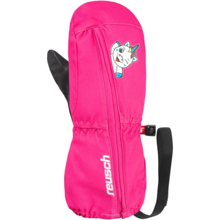 Rękawice narciarskie dziecięce Reusch Animagnet Mitten pink