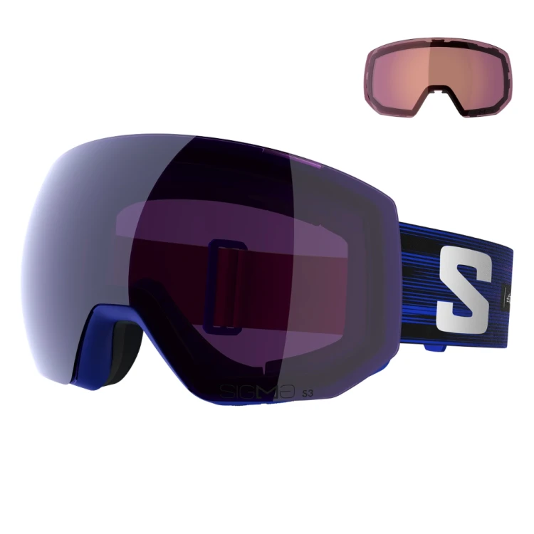 Gogle Salomon Radium Pro SIGMA +1 Lens race blueGogle Salomon Radium Pro SIGMA +1 Lens race blue