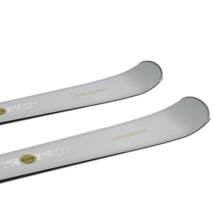 Narty Salomon S/MAX N°10 + M10 Silver Met. / Glitter / Gold