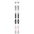 Narty Rossignol Rossi Rs White + Xpress 10 Gw B83 Black