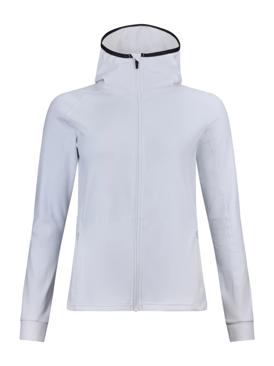 Kurtka damska z kapturem Rossignol Thin Midlayer białaKurtka damska z kapturem Rossignol Thin Midlayer biała