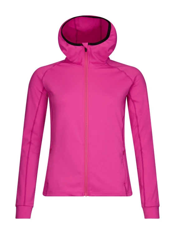 Kurtka damska z kapturem Rossignol Thin Midlayer electric fuchsia