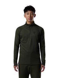 Bluza narciarska Rossignol męska Blackside Fleece HZ olive shadow