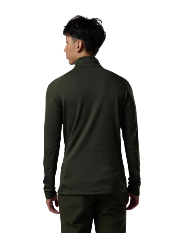 Bluza narciarska Rossignol męska Blackside Fleece HZ olive shadow