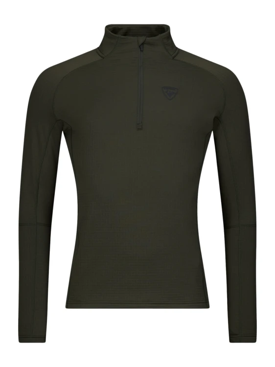Bluza narciarska Rossignol męska Blackside Fleece HZ olive shadow