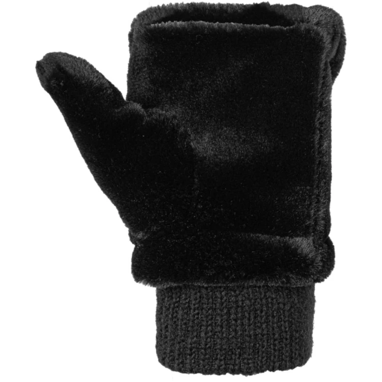 Rękawice damskie Reusch Lady Faux Fur Hood Glove black