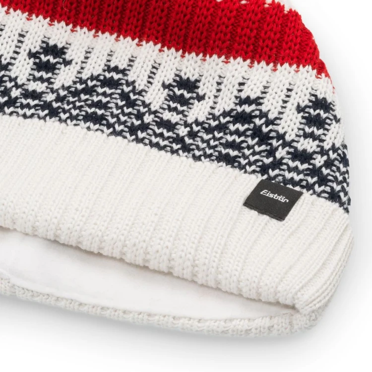 Czapka Eisbar Norrak Pompon MÜ white
