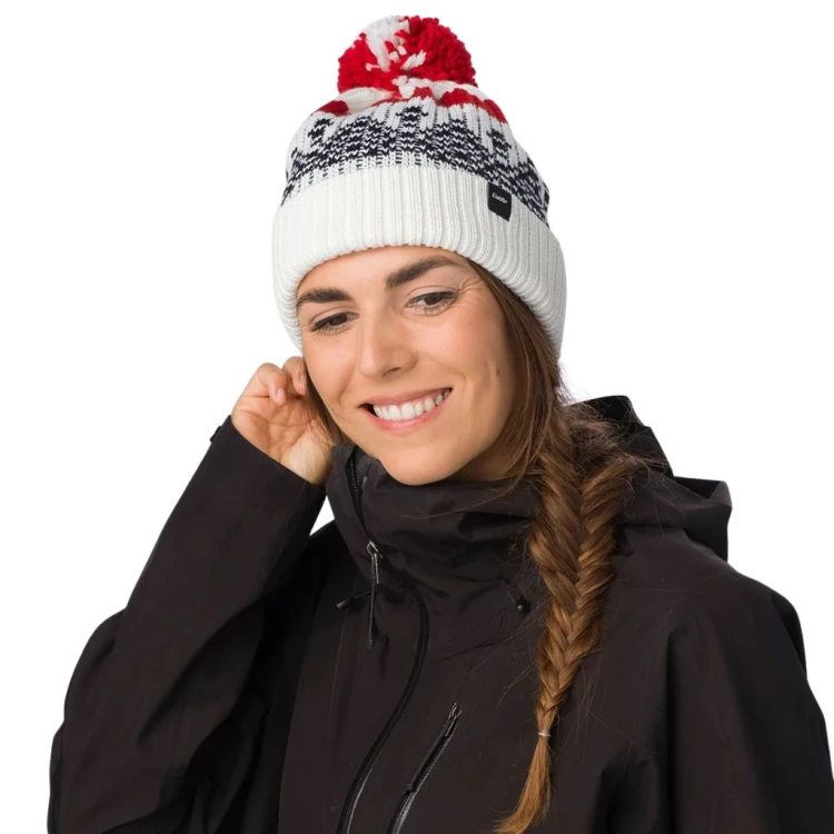 Czapka Eisbar Norrak Pompon MÜ white