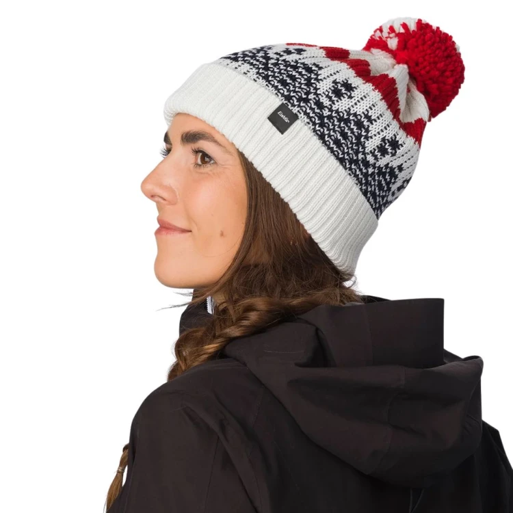 Czapka Eisbar Norrak Pompon MÜ white