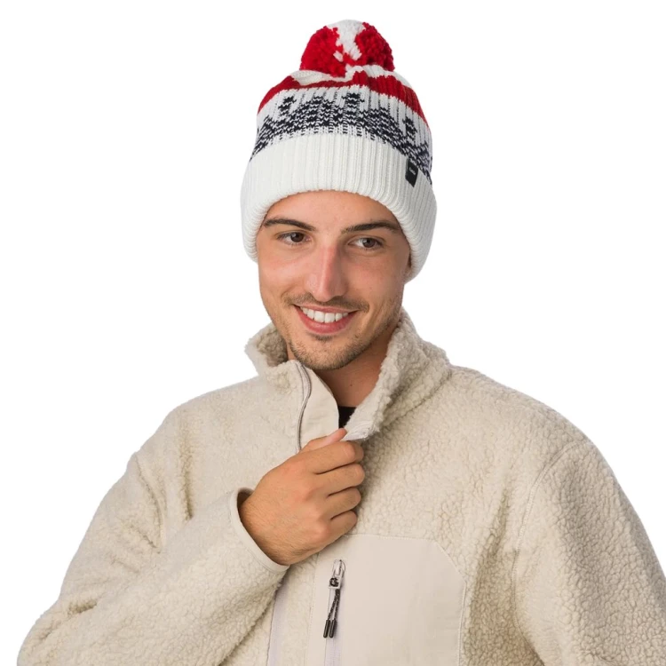 Czapka Eisbar Norrak Pompon MÜ white