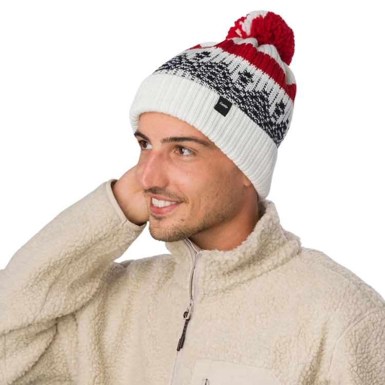 Czapka Eisbar Norrak Pompon MÜ white