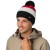 Czapka Eisbar Star Pompon MÜ black/white/red